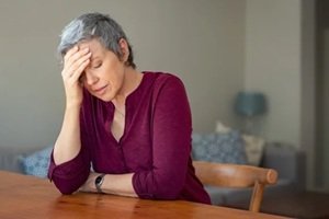 stressed women during menopause